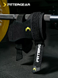 FitterGear 健身运动牛皮助力带力量训练硬拉引体向上防滑辅助带-tmall.com天猫