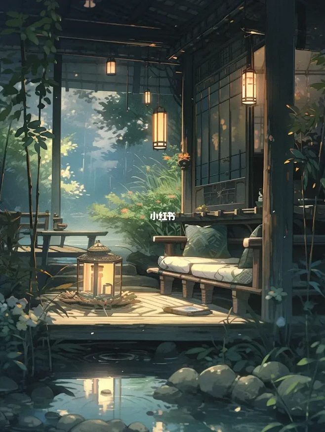 溪边成小隐，竹里结茅庐-花瓣网