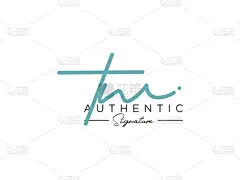 TW签名标志模板向量.