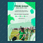 Environmental activities poster template