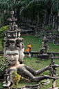  Buddha Park, Vientiane, Laos.