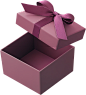 ribbon bow on the lid