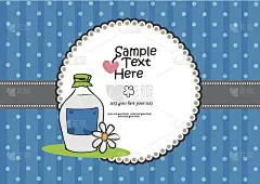 瓶子和一朵白色的花