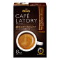 商品详情 - 【日本直邮】AGF Blendy CAFE LATORY 浓厚黑拿铁咖啡微苦 8条入 64g - image0