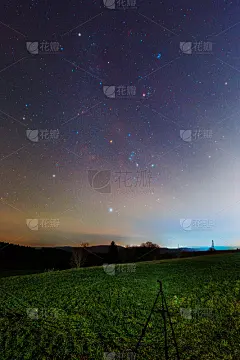 冬天的夜空