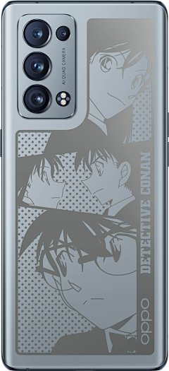OPPO Reno6 Pro+ 柯南限定新品 | OPPO 中国 : OPPO Reno6 Pro+ 柯南限定限量版新品，Reno6 Pro+ 5G 手机游戏竞技，焕采光斑人像视频，高通骁龙 870 芯片，游戏 4D 振感，索尼IMX 766 传感器，在我眼里你会发光，AI 焕采美妆视频，AI 视频增强，3200 万自拍前置 +6400 万水光人像主摄，，65W 超级闪充，人像绘影专属息屏壁纸，OPPO闪达一屏两用，游戏超级闪电启动