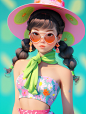 qiuling6689_Realistic_3d_cartoon_style_rendering_chinese_gril___e52a3541-689f-4786-9502-53bd418b4176