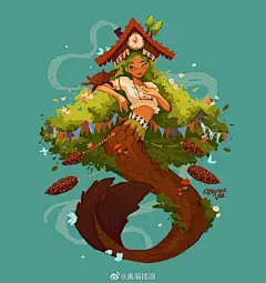 minor美萌插画课超话美萌插画超话
插画分享| artofmaxinevee
美人鱼·创意篇 ​​​​
