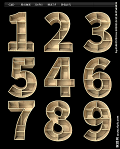 kattyhan采集到字体/数字