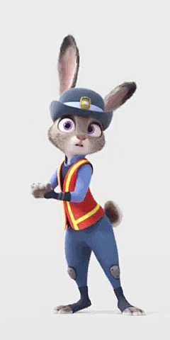 蒙眼讲情话采集到兔子警官和狐狸先生