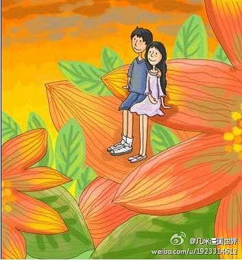 几米漫画世界：【婚龄的称呼】1年-纸婚；...