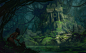 Ruins in the jungle, Sergey Vasnev : Personal piece that I have painted several mounth ago.