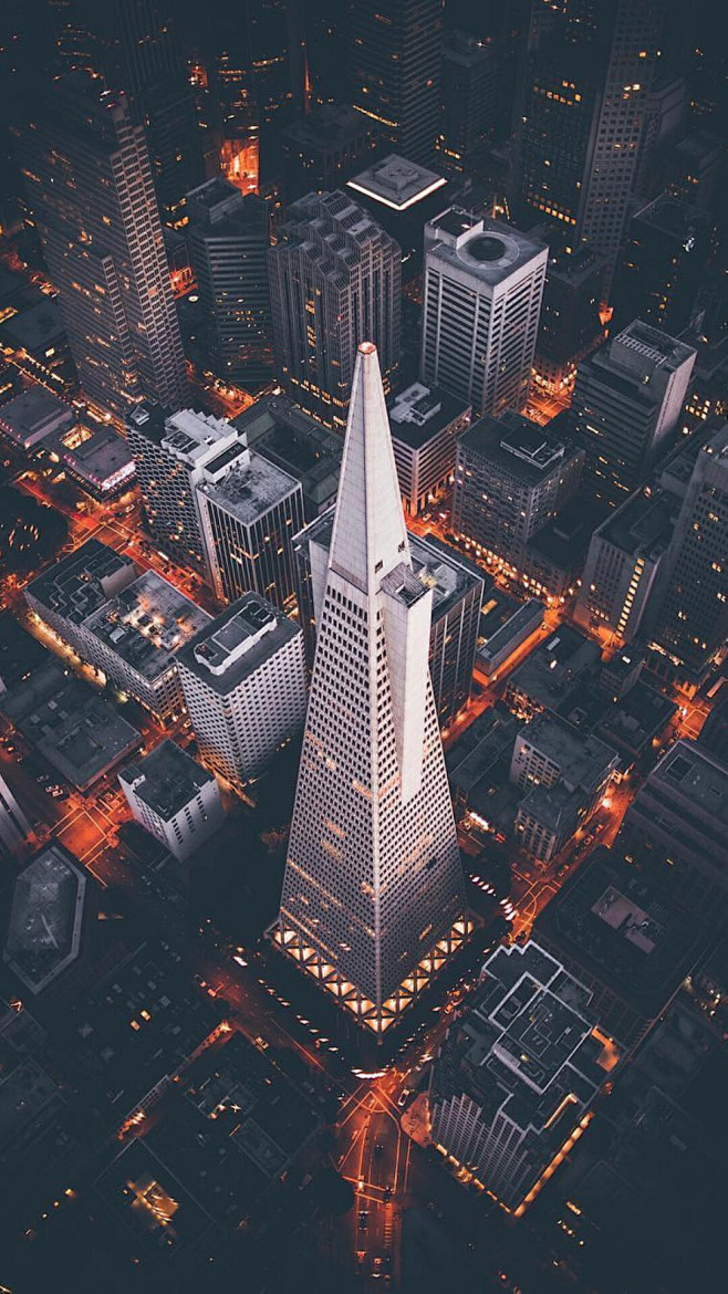 城市夜景 街景 夜晚 灯光 旅行 风景