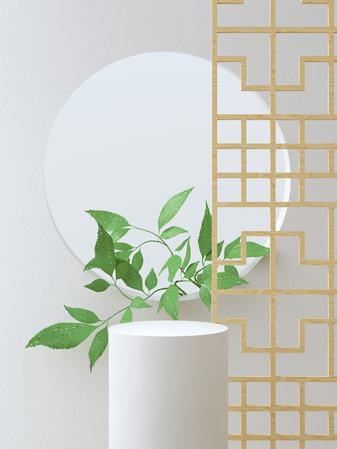 云瑞原创：3D电商产品展台背景素材C4D...