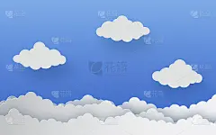 蓝天白云天衣无缝的背景