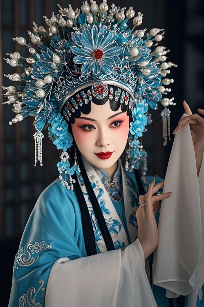 戏曲国粹花旦青衣京剧戏曲戏剧女生人物摄影图-花瓣网