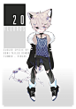 (CLOSED) AUCTION FLEUROS20 ADOPTABLE by machomilk