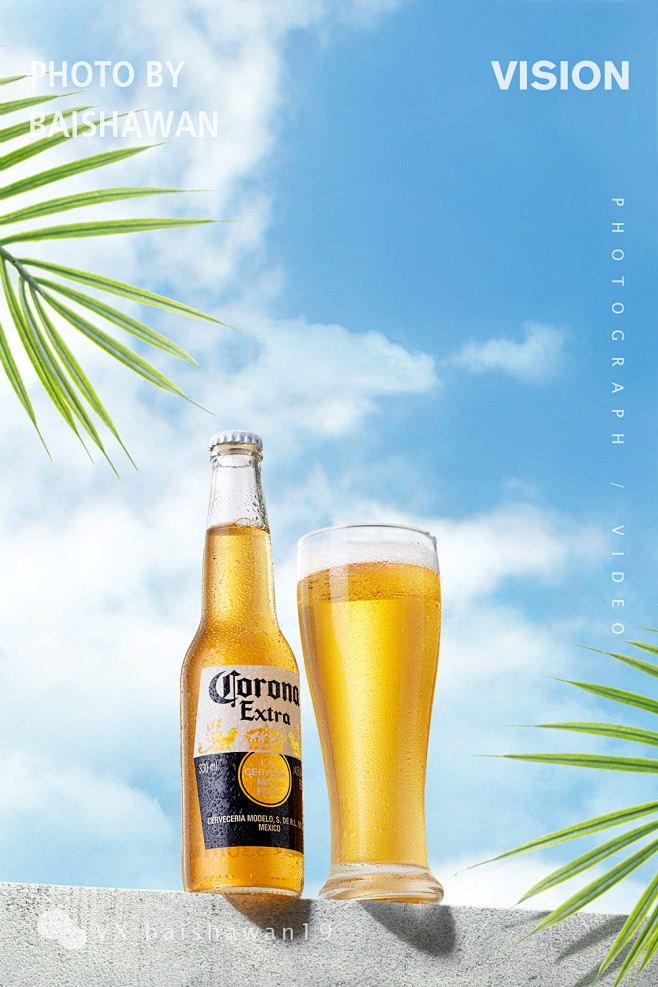 啤酒创意摄影（corona啤酒）
