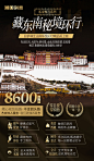 西藏旅行度假旅行社营销海报