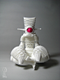 Extra terestri aristocrats : 3D printed art-toy collection by Mani Zamani
