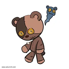 中元节表情包僵尸熊失魂落魄