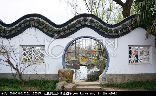 古代庭院门洞