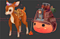 卡通Q版坐骑宠物动物角色3D模型 贴图 3dmax源文件 游戏美术素材-淘宝网