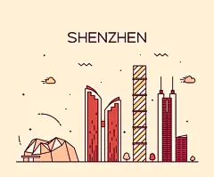 城市世界名胜建筑名片首都EPS矢量设计素材-淘宝网
