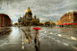 Eduard Gordeev：宛若油画的雨中城市