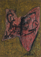 Spatial Concept
艺术家：卢齐欧·封塔纳
年份：1958
材质：Pastel and canvas on canvas
尺寸：163.8 x 120.6 CM