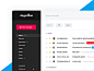 E-mail dashboard UI challenge