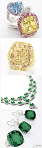 【苏富比2013春拍瑰丽珠宝珍赏】香港苏富比2013年瑰丽珠宝及翡翠首饰设计春拍将于4月8日于香港会议展览中心举行。将呈献一系列珍稀的名贵珠宝，当中包括一枚名为「泛红黄金」的指环，主石为一颗金光闪烁的13.10卡拉鲜彩黄钻。另一枚重3.04卡拉的心形浓彩蓝钻也是焦点拍品之@北坤人素材