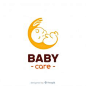 Baby logo Free Vector
