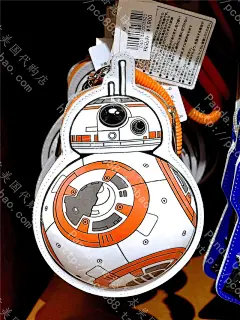 日本迪士尼代购 星球大战 黑武士 白兵 BB8 R2D2 零钱包 证件卡套-淘宝网