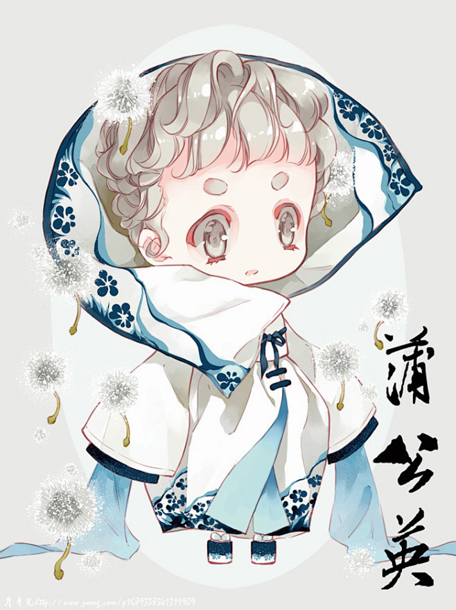 和风——花卉拟人-月牙儿YY__涂鸦王国...
