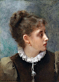 GUSTAVE JEAN JACQUET
(French, 1846-1909) ​​​​ 