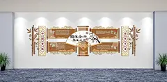 国医圣手养生之道中医文化文化墙