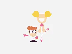 卡通男女人物高清素材 卡通人物 女生 男生 免抠png 设计图片 免费下载