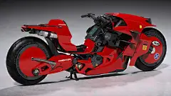 kaneda's bike from sci-fi movie akira comes to life with ryan hong's contemporary redesign