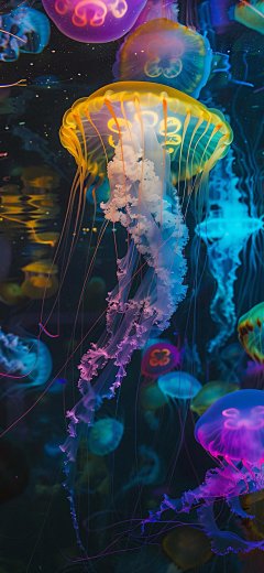 高清手机壁纸-水母 (9)