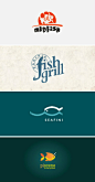 36个以鱼为主题的创意logo，收藏了吧O(∩_∩)O~