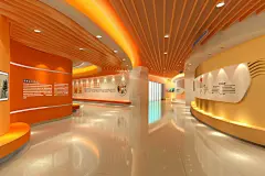 博物馆展馆创意摄影图