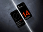 F-Mockups iPhone 14 Pro Max 16款水泥工业风iPhone苹果手机App设计贴图ps样机素材展示效果图 - UIGUI