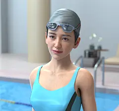 swimmer模型 - 角色/人物/生物 - 作品模型 - CG模型网
