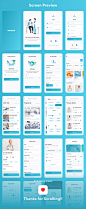 #APP模板#
医疗健康网上预约看病医生医院列表详情app ui源文件fig模板