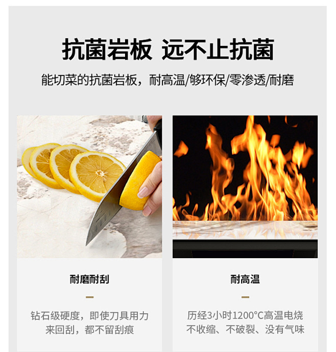 中岛台加餐桌一体可伸缩轻奢开放厨房吧台西...