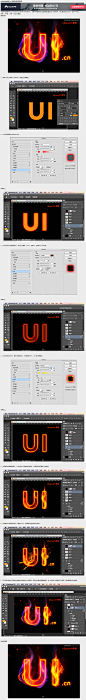 【教程】【火焰字体教程】Photoshop制作大气燃烧火焰特效字体 