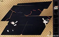 浮世絵EDO-LIFE｜伊佐奈月｜武藏野美术大学 视觉传达设计学科 毕业生

这一系列作品是为NHK电视节目「浮世絵EDO-LIFE」制作的视觉设计。海报第一眼看上去像是被全黑的字体占据，但是仔细看就会发现浮世绘隐藏在字体之中。海报最大限度地活用了日本的印刷技术，给人以「似见非见」的视觉体验。本作品荣获了第99届纽约ADC奖。