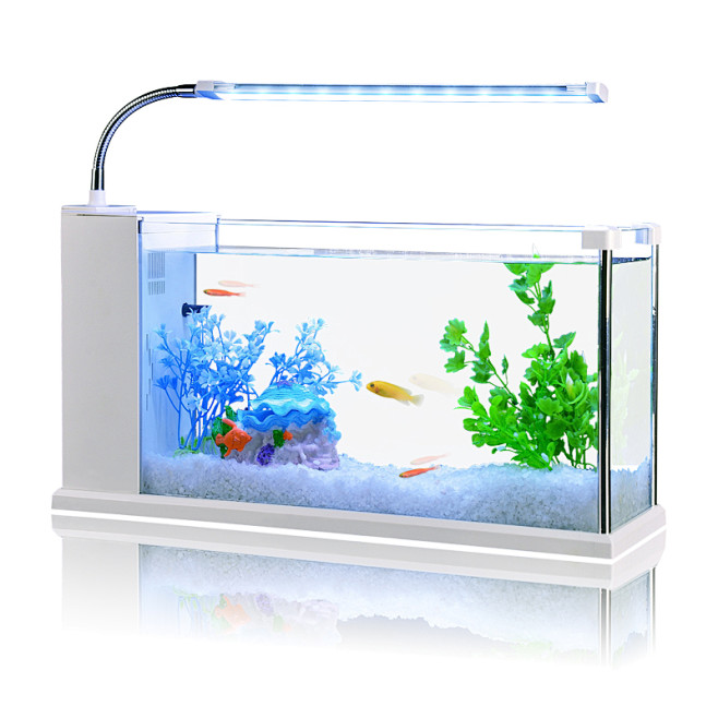 鱼缸水族箱 小型玻璃迷你鱼缸生态创意造景...