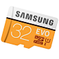 三星（SAMSUNG）存储卡32GB 传输速度95MB/s UHS-1 Class10 高速TF卡（Micro SD卡）黄色升级版